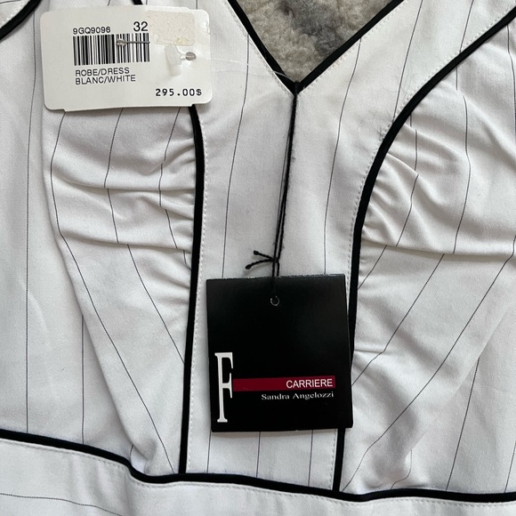 Pinstripe sleeveless dress - Picture 7 of 7